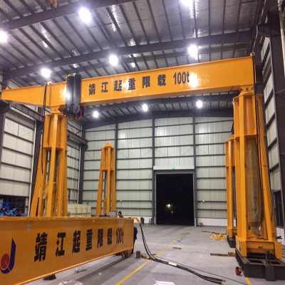 如何增加液壓門(mén)式起重機(jī)主梁跨度